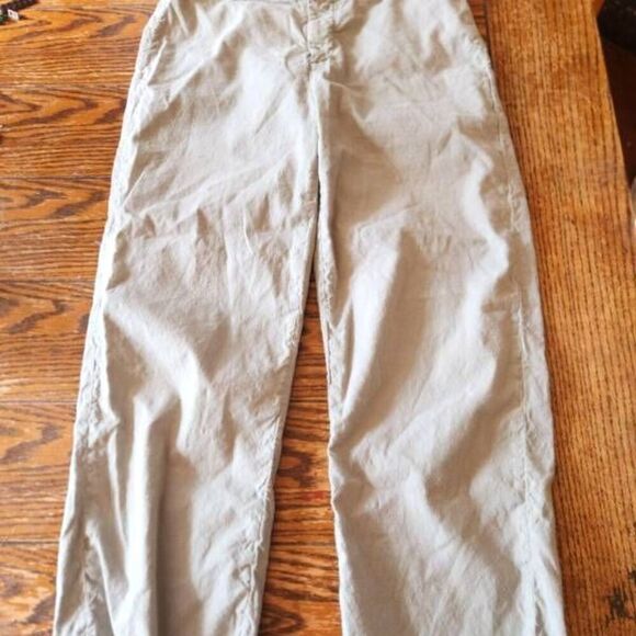 Frank & Eileen Kinsals Sage Green Italian Performance Linen Trouser Pant sz 10 - Picture 2 of 5
